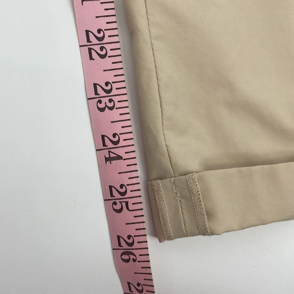 TWP Size Womens 12 Tan Office Ankle Pants - Picture 12 of 13
